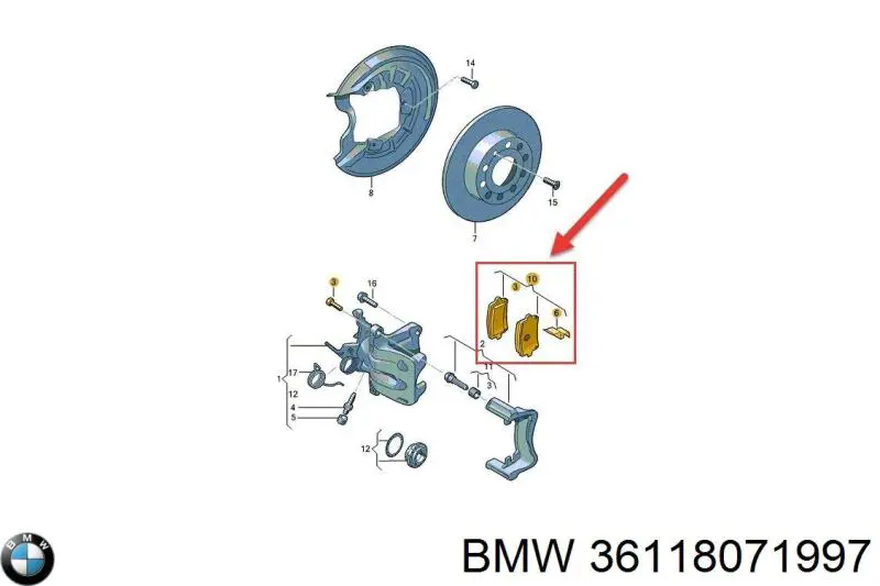 Comprar 36118071997 BMW Aros de rueda