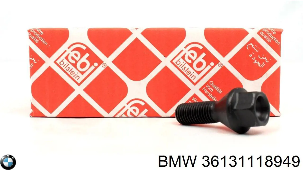 36131118949 BMW tornillo de rueda