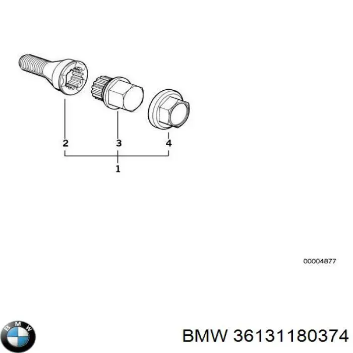 36131180374 BMW tapón roscado, colector de aceite