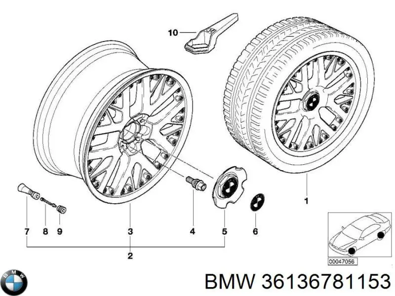 Comprar 36136781153 BMW Tornillos de rueda