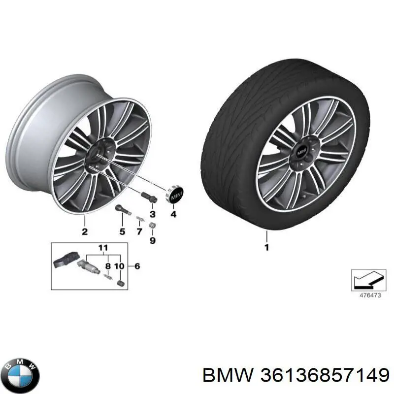  BMW 36136857149 precio, desde 25,29 EUR