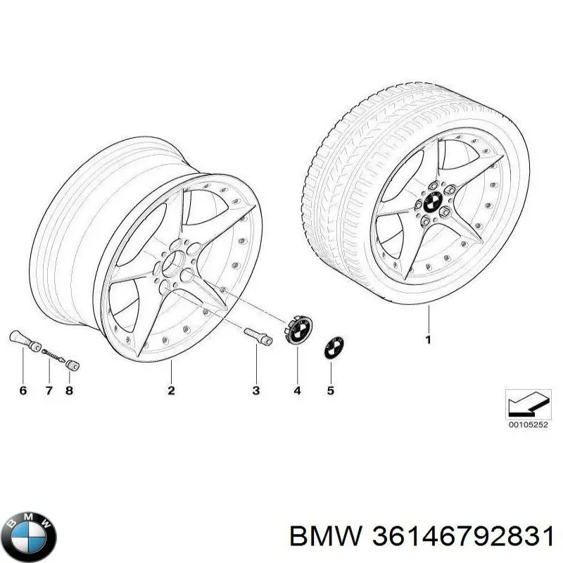 36146792831 BMW