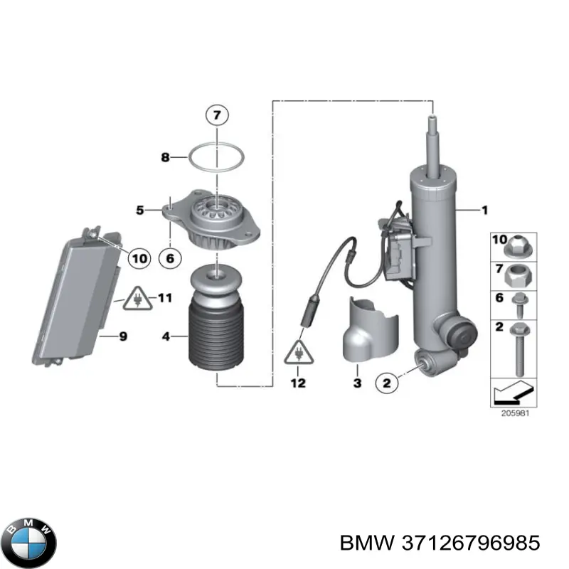 Comprar 319039 Sachs Amortiguador trasero izquierdo