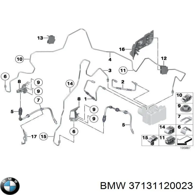 Comprar 37131120023 BMW Guardapolvo amortiguador trasero