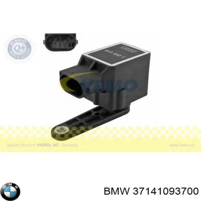 37141093700 BMW sensor, nivel de suspensión neumática, trasero