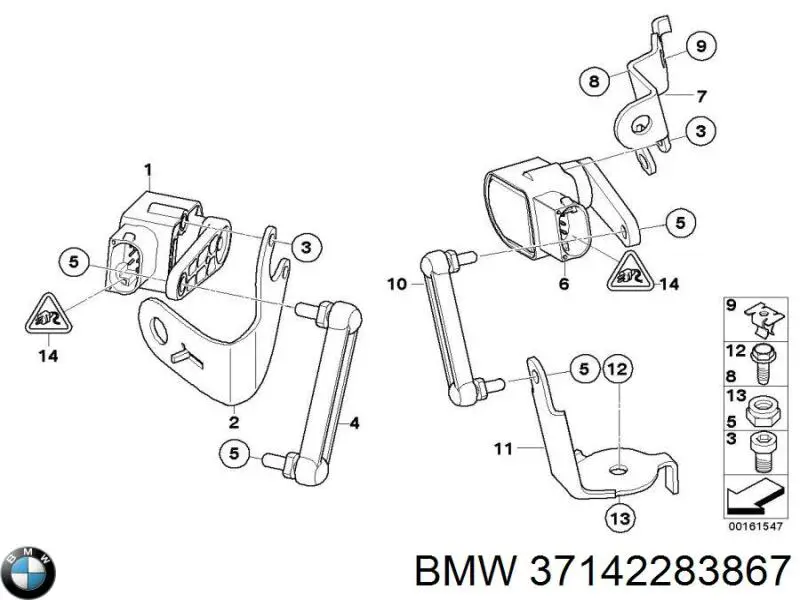 Comprar 37142283867 BMW Barra delantera del sensor de nivel de carrocería