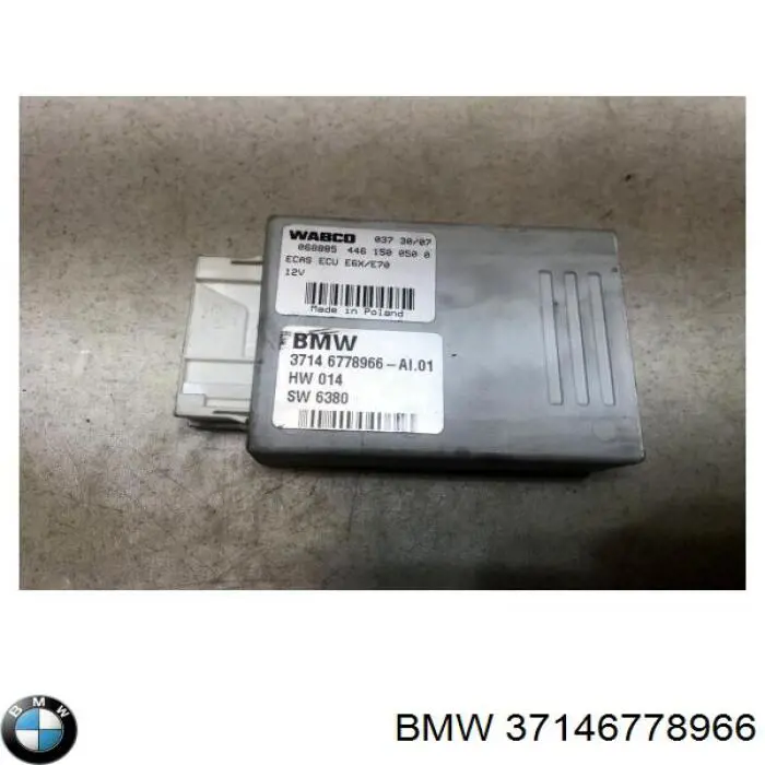Unidad de control, suspensión neumática para BMW X5 (E70)