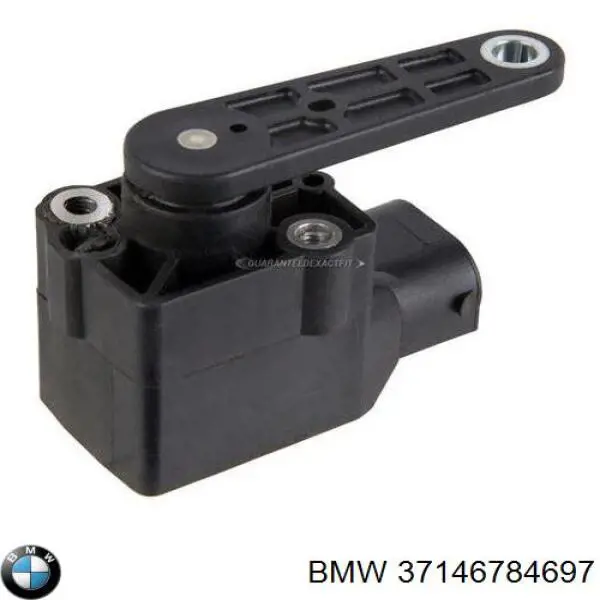 Sensor de nivel de carrocería trasero 37146784697 BMW