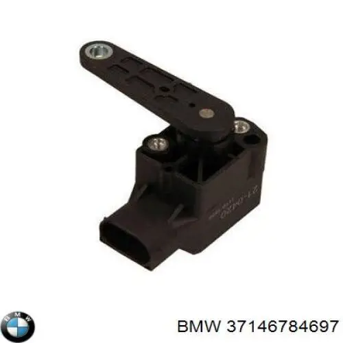 37146784697 BMW sensor, nivel de suspensión neumática, trasero