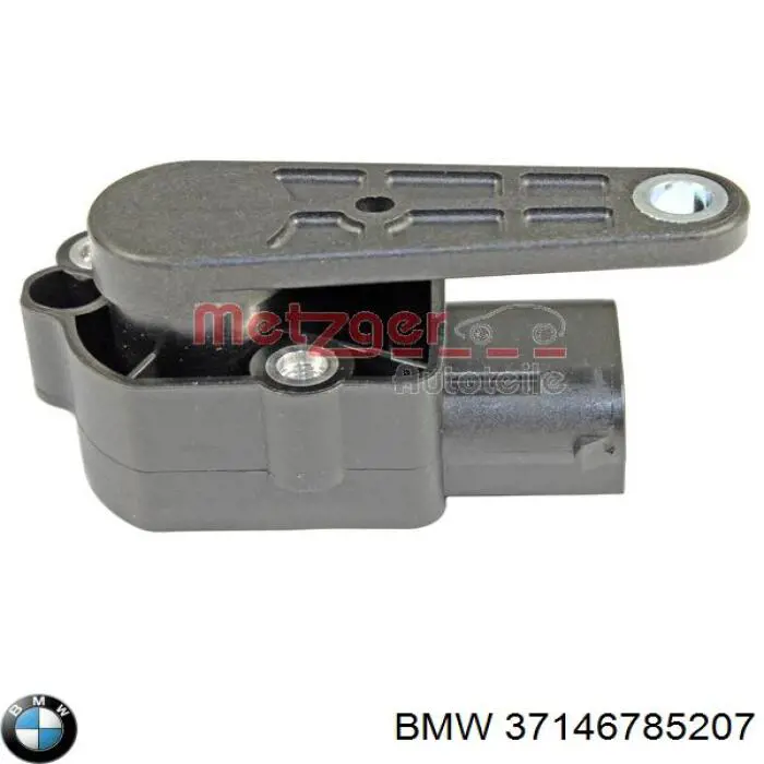 37146785207 BMW sensor, nivel de suspensión neumática, trasero