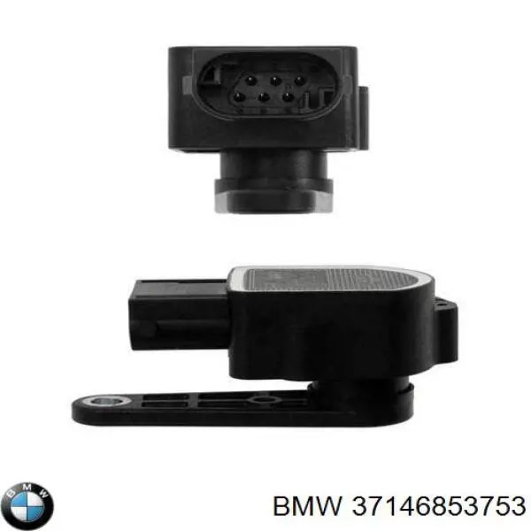 37146853753 BMW sensor, nivel de suspensión neumática, trasero