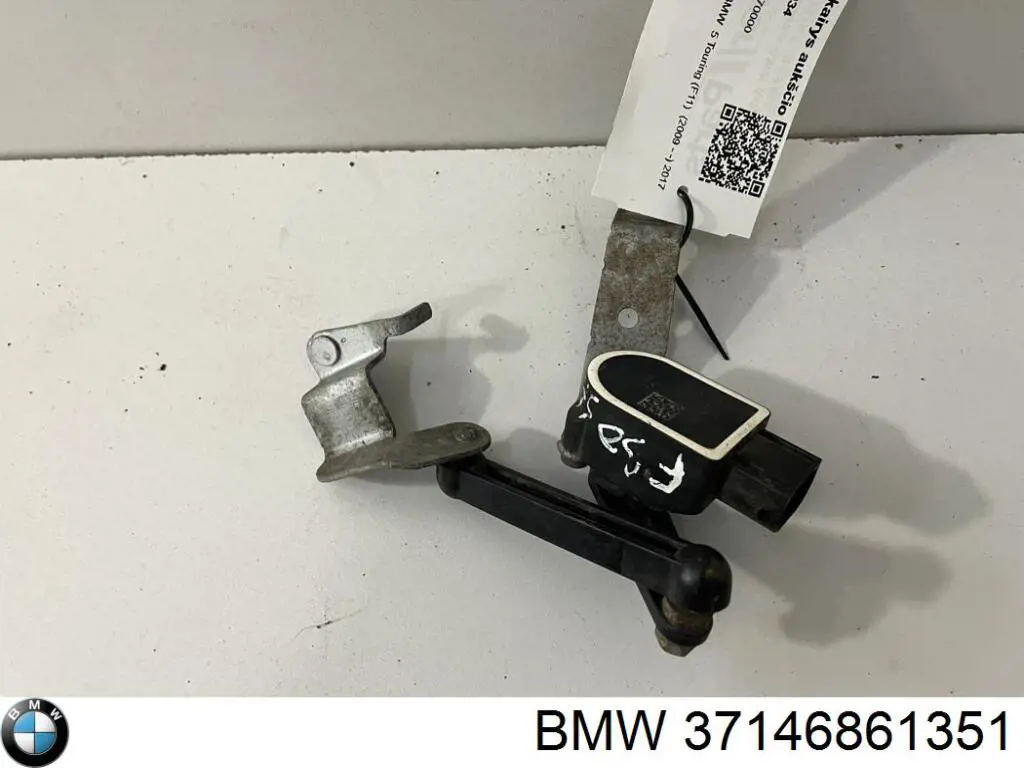 Sensor de nivel de carrocería delantero 37146861351 BMW