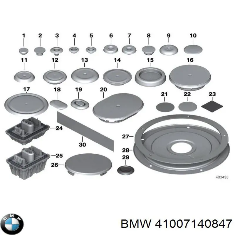 41120151094 BMW juego de reparación, cilindro de freno principal