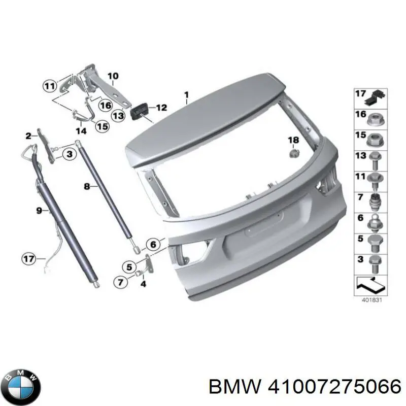 Puertas traseras para BMW X3  F25