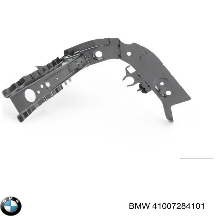 41007284101 BMW soporte de radiador izquierdo (panel de montaje para foco)