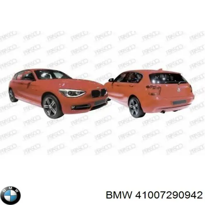 41007290942 BMW capó del motor