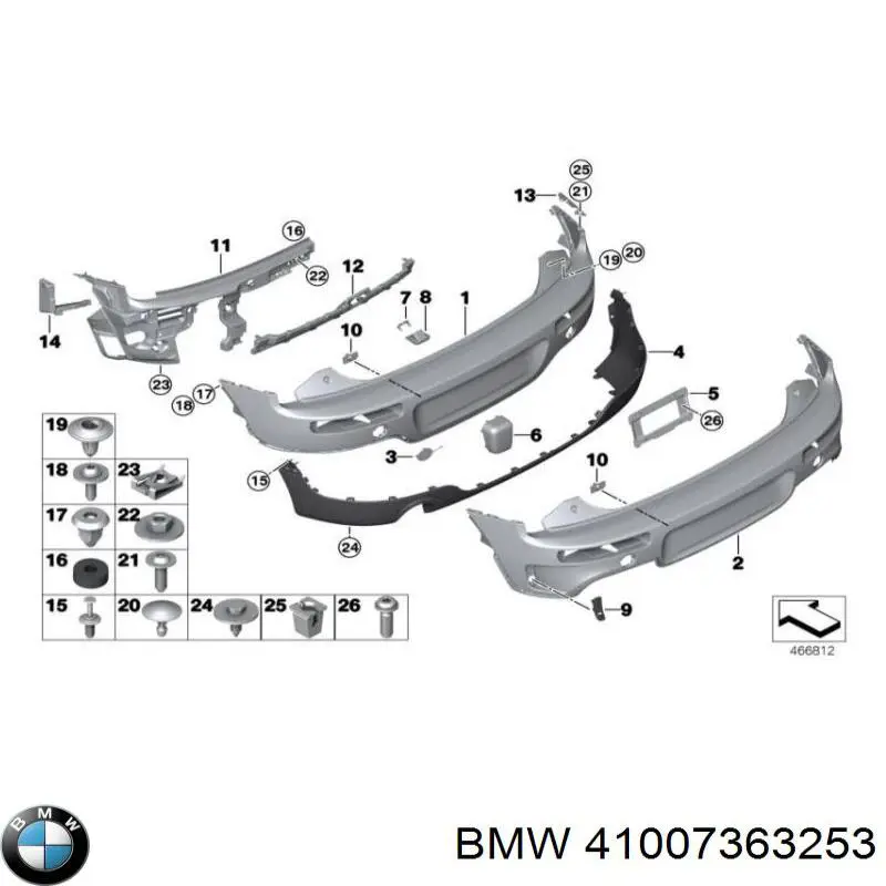Comprar 41007363253 BMW Puerta del maletero, trasera