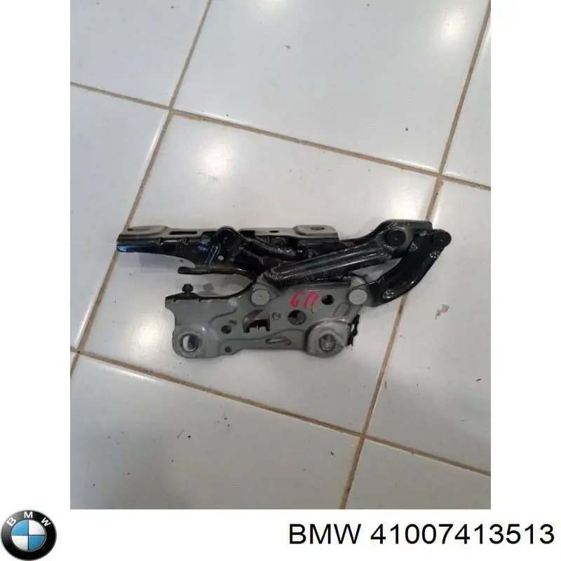 Bisagra, capó del motor izquierda BMW 6 Gran Turismo (G32)