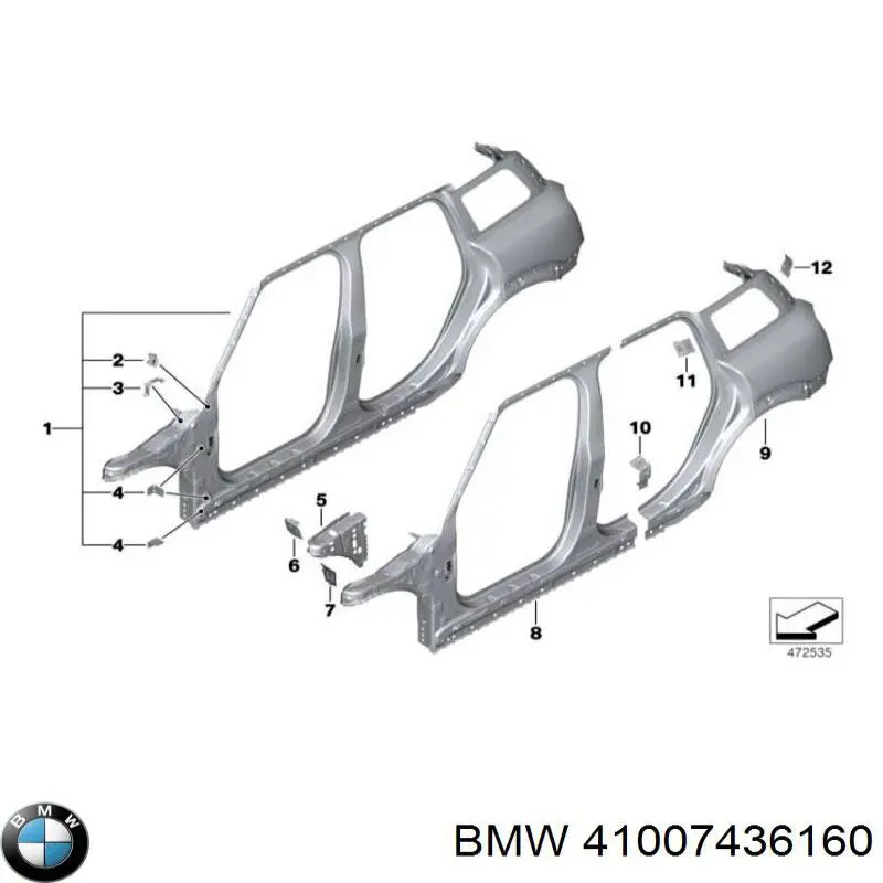 41007436160 BMW