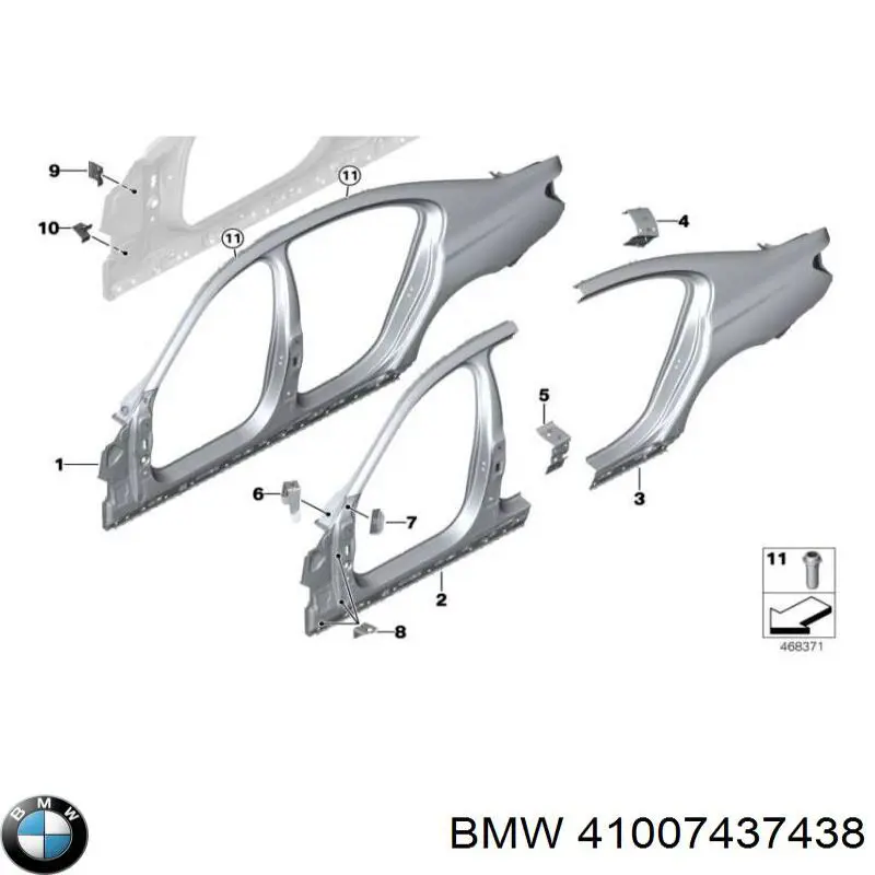 41007437438 BMW