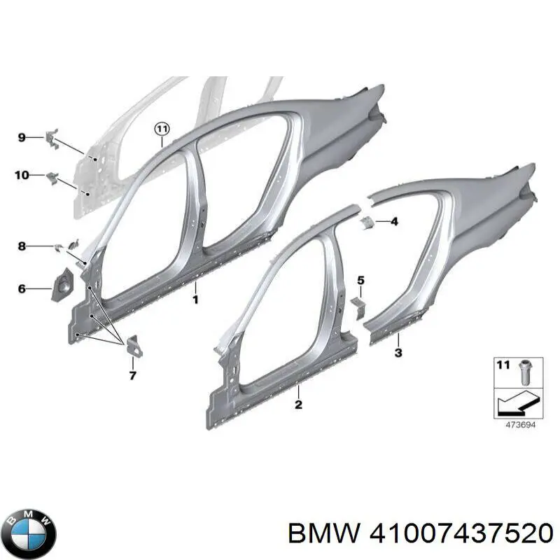 41007437520 BMW