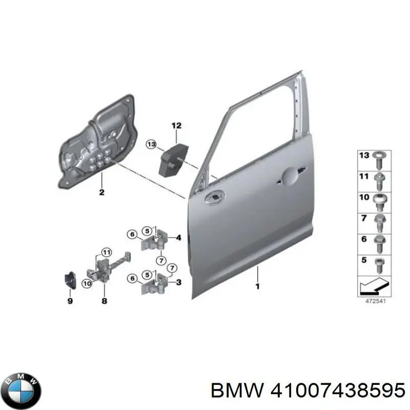 Puerta delantera para Mini COUNTRYMAN  F60