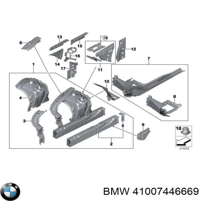  BMW 41007446669 precio, desde 201,69 EUR