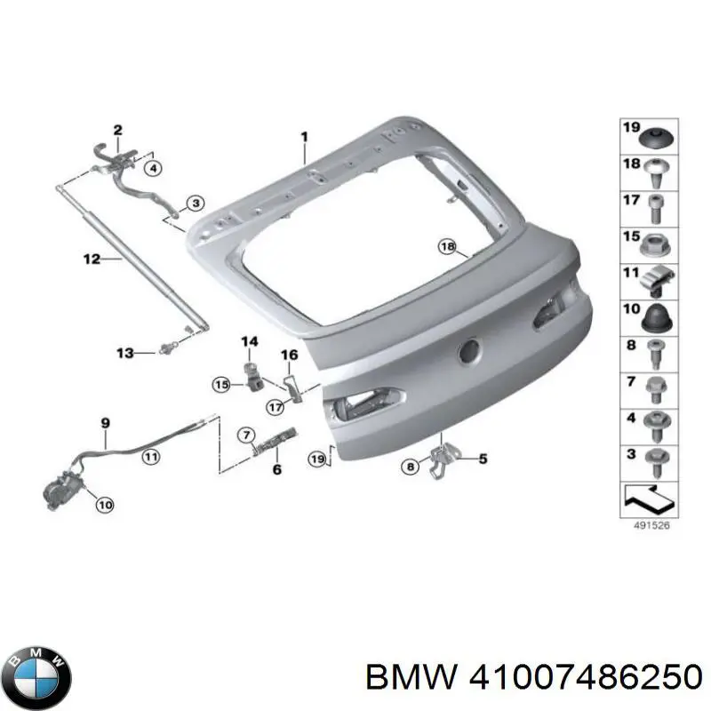 Puertas traseras BMW 41007486250 precio, desde 1276,31 EUR