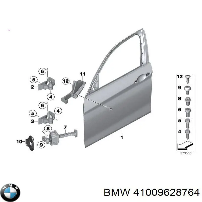 41009628764 BMW puerta delantera derecha