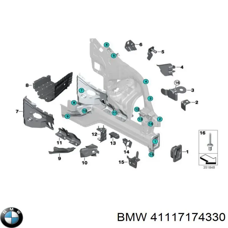 41117174330 BMW