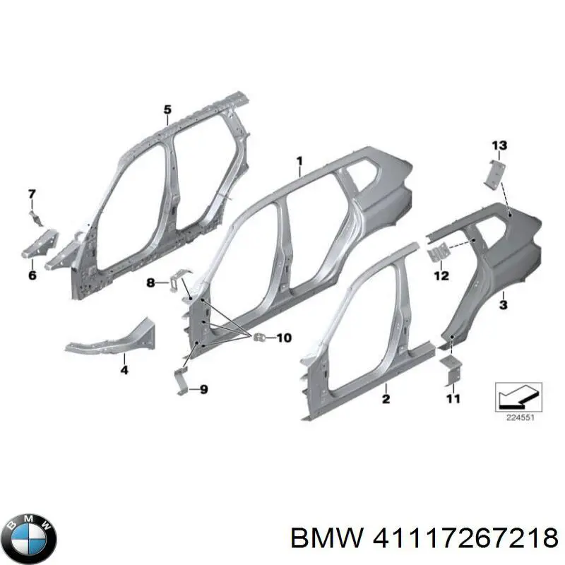 41117267218 BMW