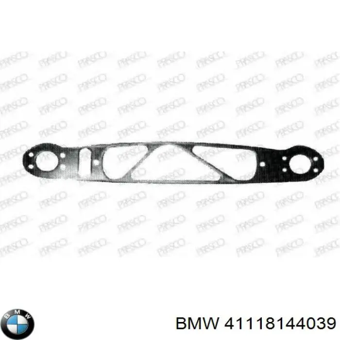 41118144039 BMW soporte de radiador inferior (panel de montaje para foco)