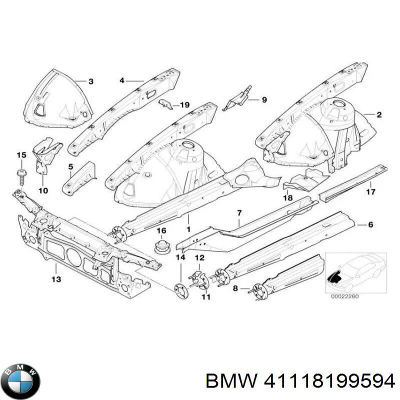 Comprar 41118199594 BMW 