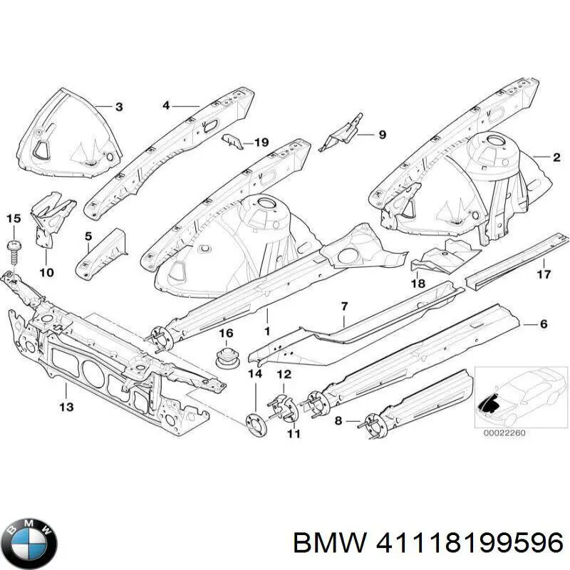 41118199596 BMW 