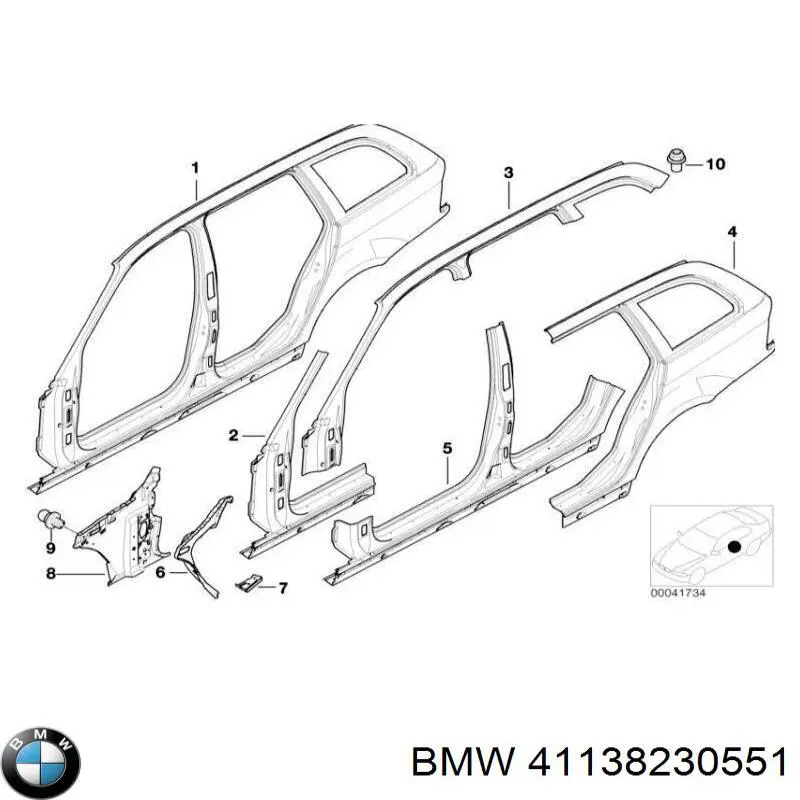  BMW 41138230551 precio, desde 76,43 EUR