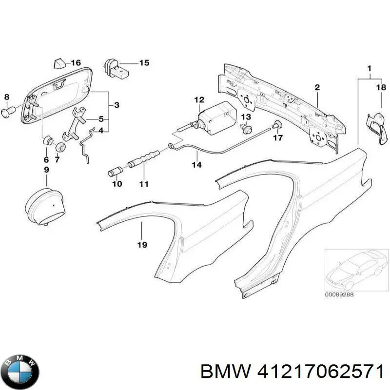 Panel lateral izquierda para BMW 3 (E46)