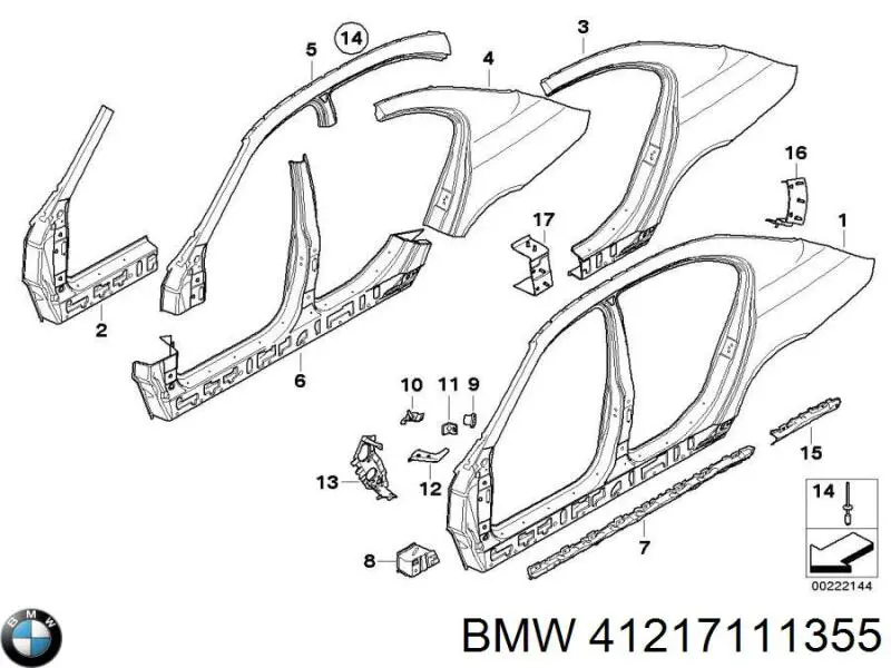 41217111355 BMW 