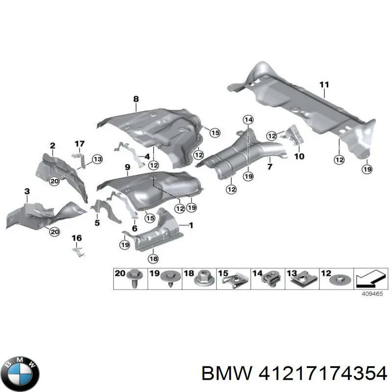 Guardabarros trasero derecho para BMW X5 (E70)