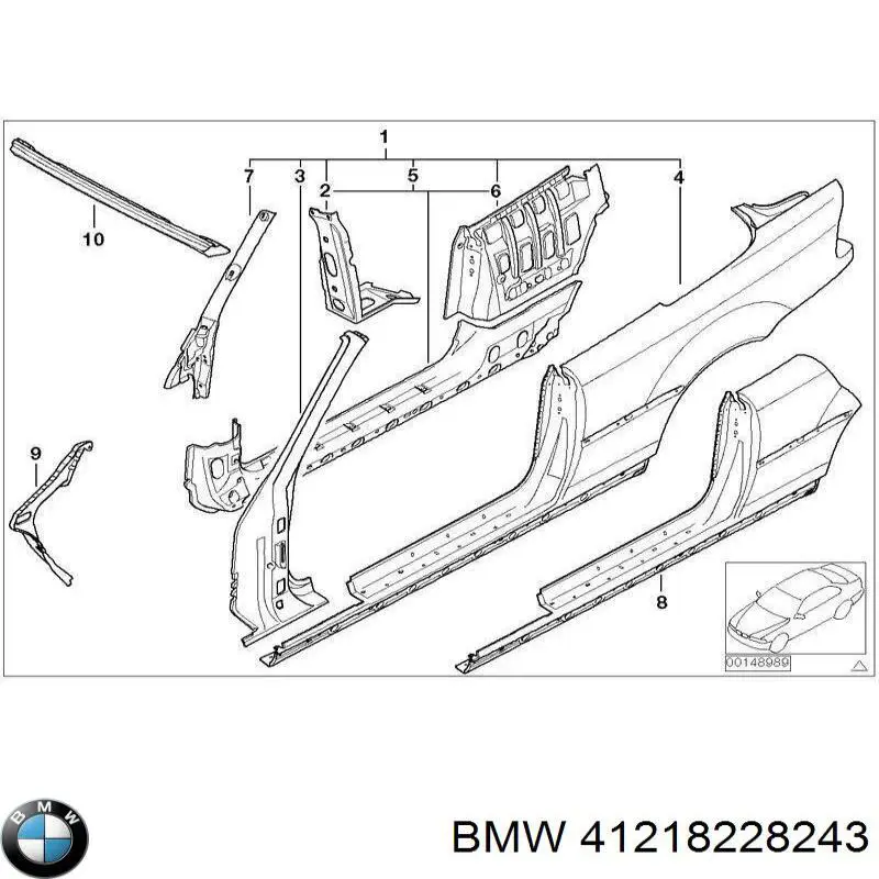 41218228243 BMW 