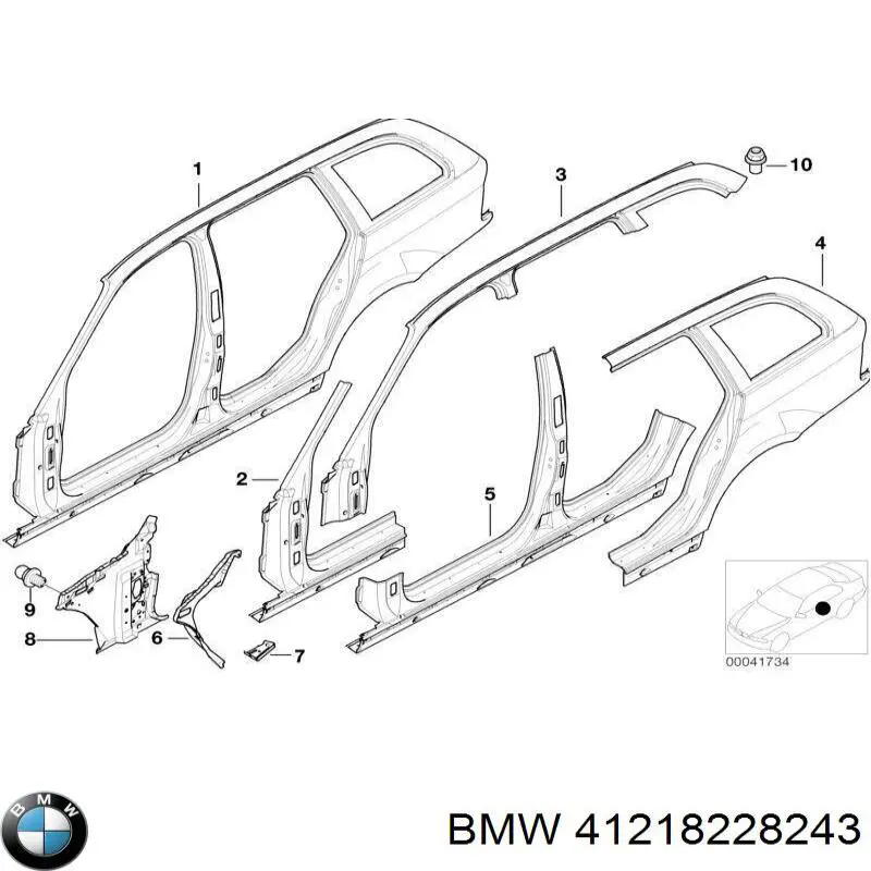 BMW 41218228243 precio, desde 90,20 EUR