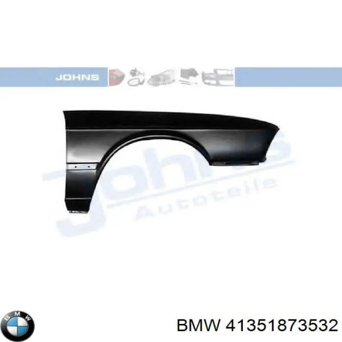 Guardabarros delantero derecho para BMW 5 (E28)