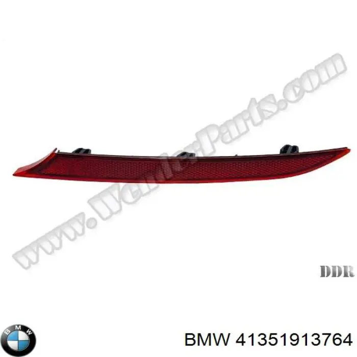 41351913764 BMW guardabarros delantero derecho