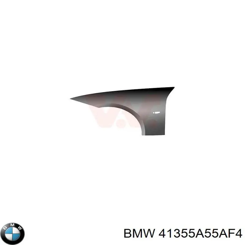 Guardabarros delanteros derecho BMW 41355A55AF4 precio, desde 81,46 EUR