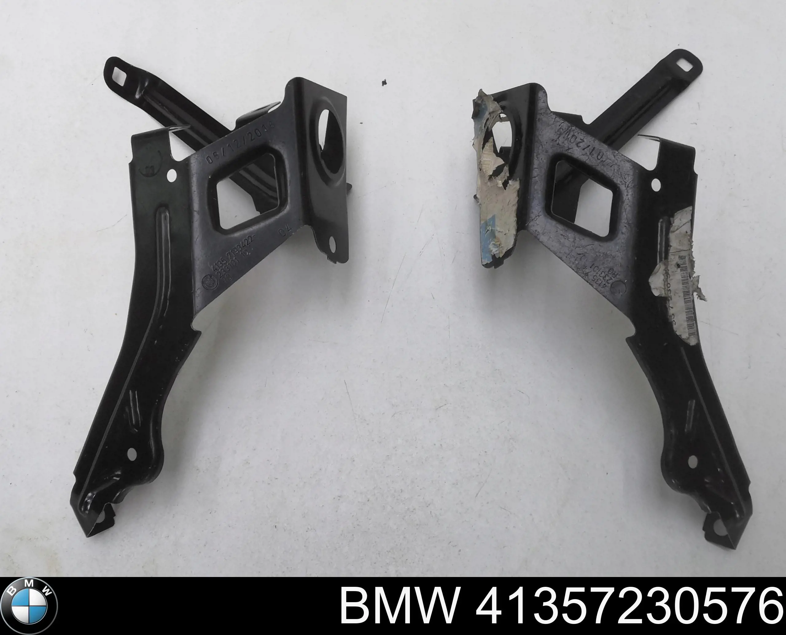 41357230576 BMW soporte para guardabarros delantero, derecho delantero