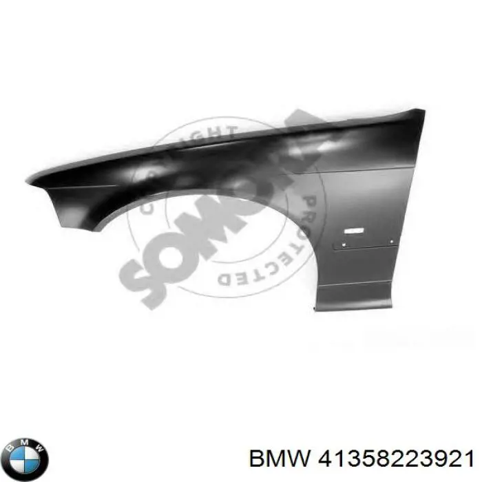 Guardabarros delantero izquierdo para BMW 3 (E36)
