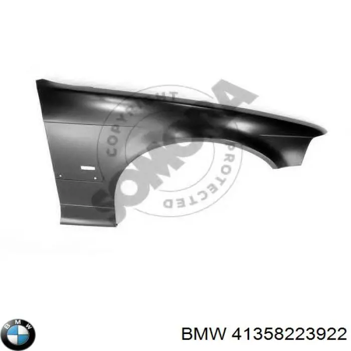 Guardabarros delantero derecho para BMW 3 (E36)