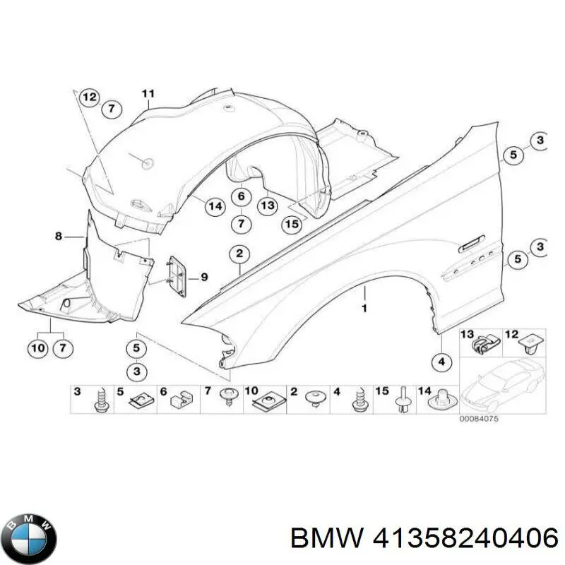 Comprar 41358240406 BMW Aleta