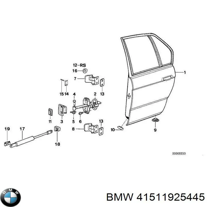  BMW 41511925445