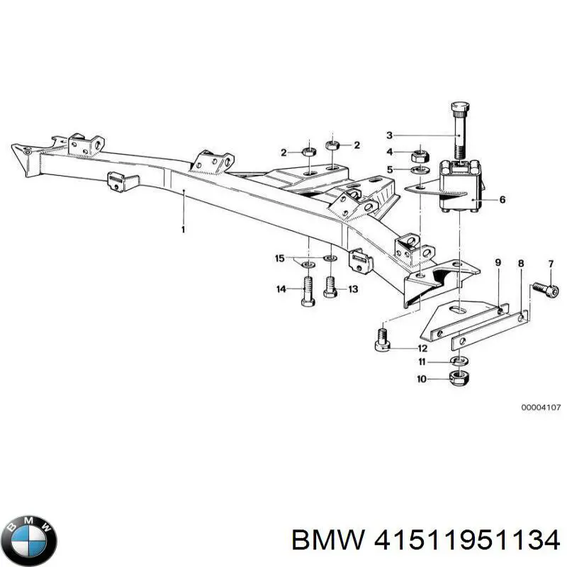41511951134 BMW Bisagra de la puerta delantera derecha