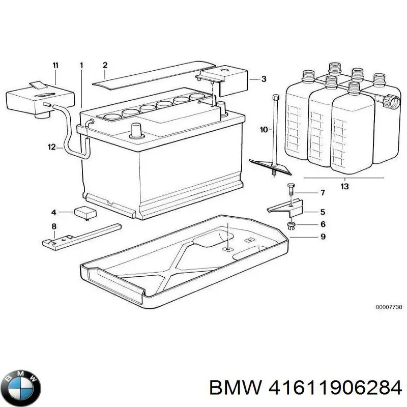  BMW 41611906284